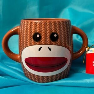 Sock Monkey Face Mug